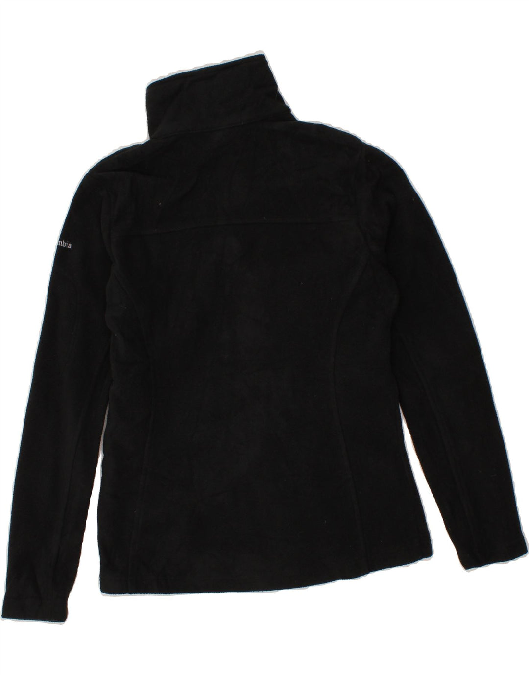 COLUMBIA Womens Fleece Jacket UK 10 Small Black Cotton Vintage Columbia and Second-Hand Columbia from Messina Hembry 