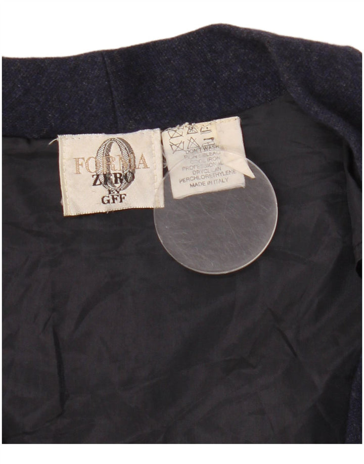 Γυναικείο μακρυμάνικο φόρεμα Gianfranco Ferre Shift UK 14 Medium Navy Blue