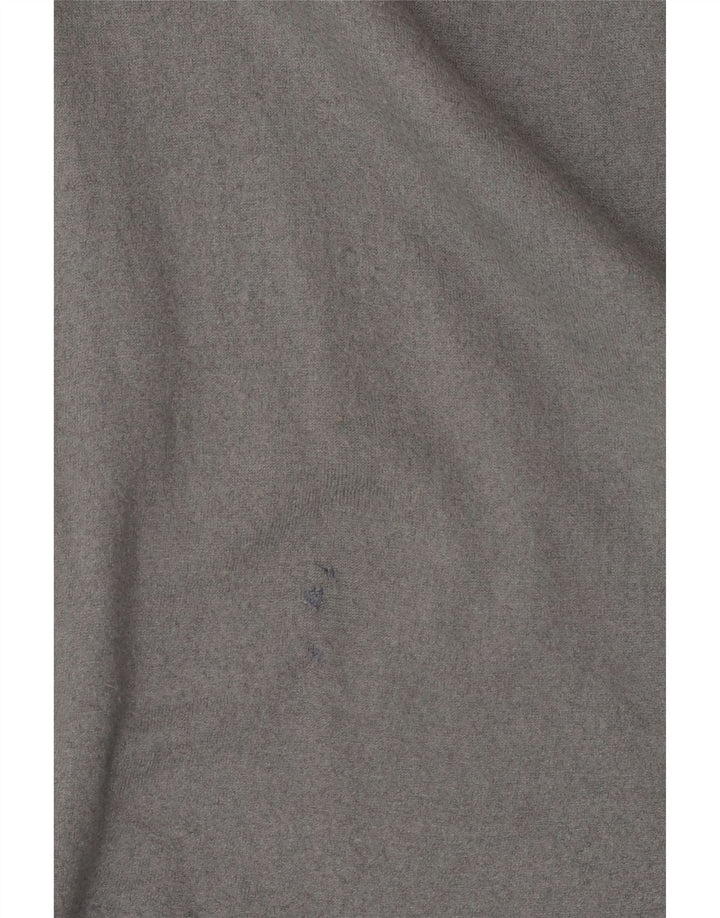 Massimo Dutti Γυναικείο πουλόβερ με ρολό λαιμόκοψη UK 12 Medium Grey
