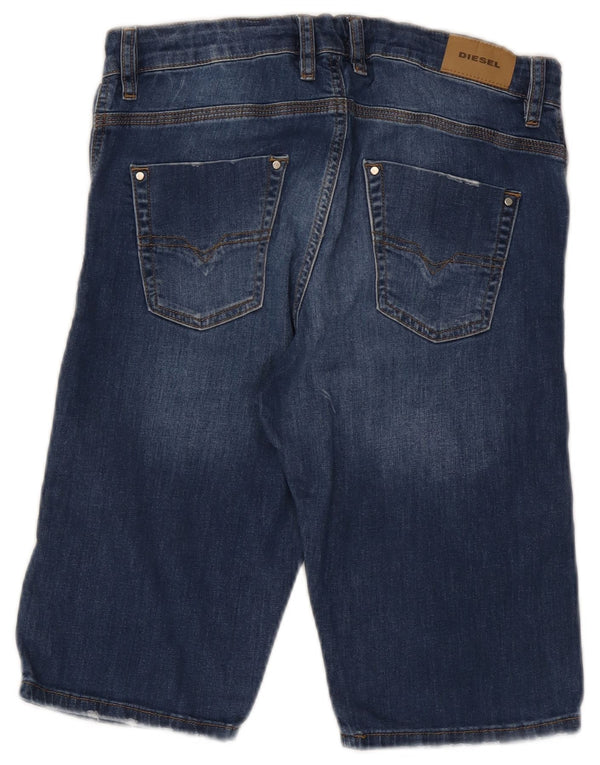 Diesel Boys Distressed τζιν σορτς 15-16 ετών W30 Μπλε βαμβακερό