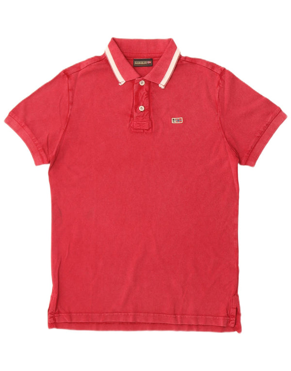 Ανδρικό πουκάμισο Napapijri Geographic Polo Small Maroon