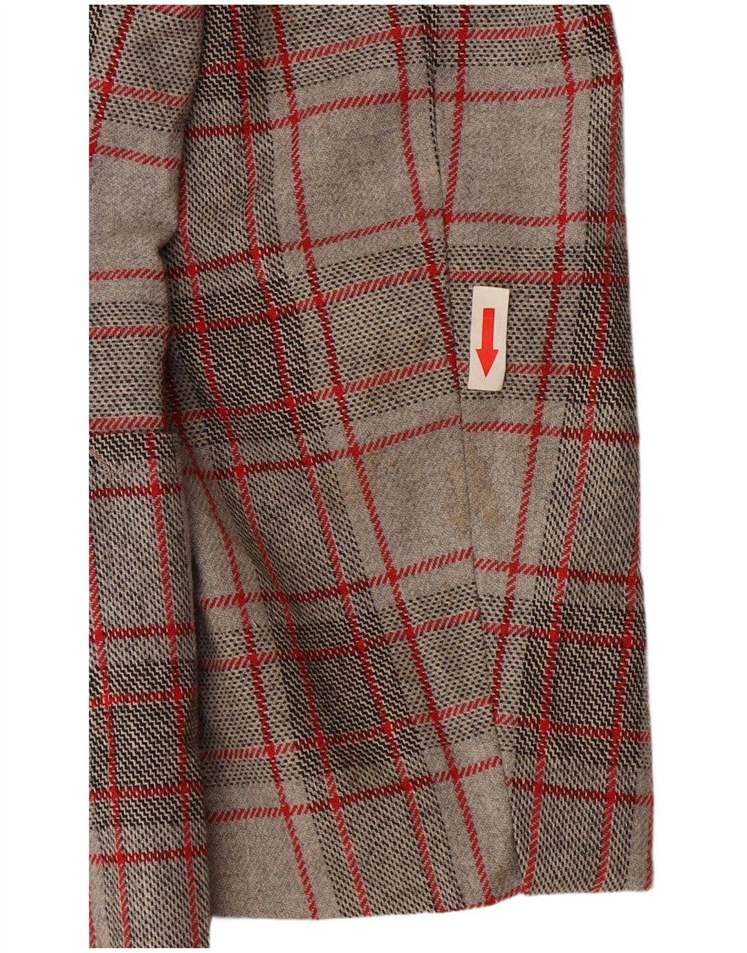 Vintage Ανδρικό σακάκι 2 κουμπιών Blazer IT 52 XL Grey Check