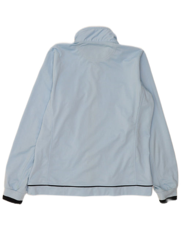 Champion Womens Easy Fit Top Jacket UK 14 Medium Blue Polyester