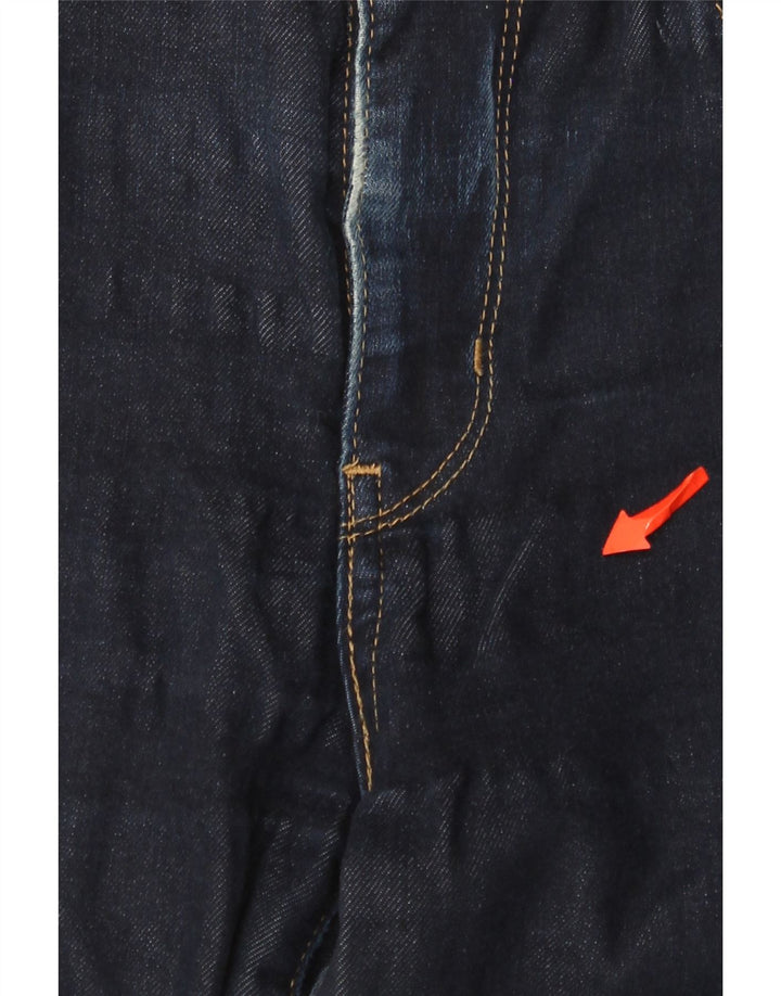 Levi's γυναικείο 724 ψηλό ίσιο τζιν W26 L30 Navy Blue Cotton