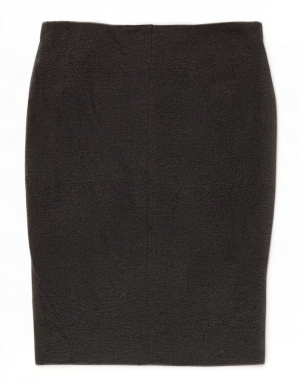Zara Γυναικεία Pencil Φούστα Medium W28 Γκρι