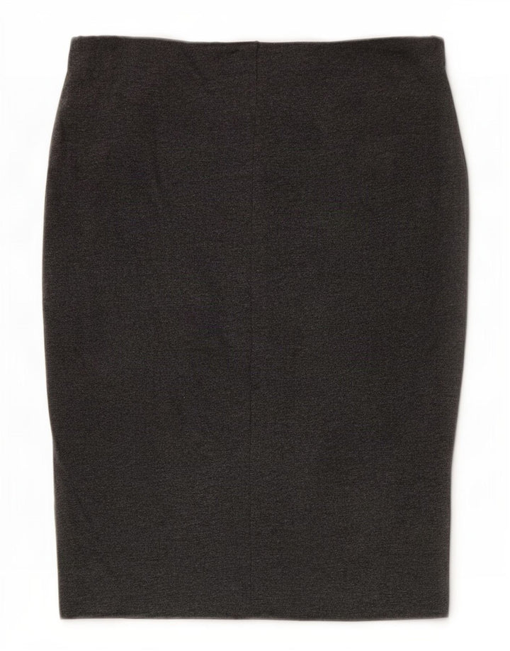 Zara Γυναικεία Pencil Φούστα Medium W28 Γκρι