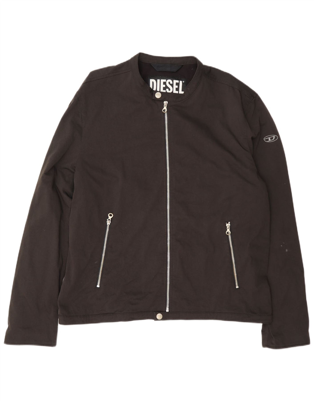 Diesel Ανδρικό Bomber Jacket UK 44 2XL Μαύρο