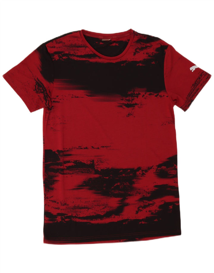 Ανδρικό T-Shirt Puma Κορυφαίο μεσαίο μπορντό χρώμα