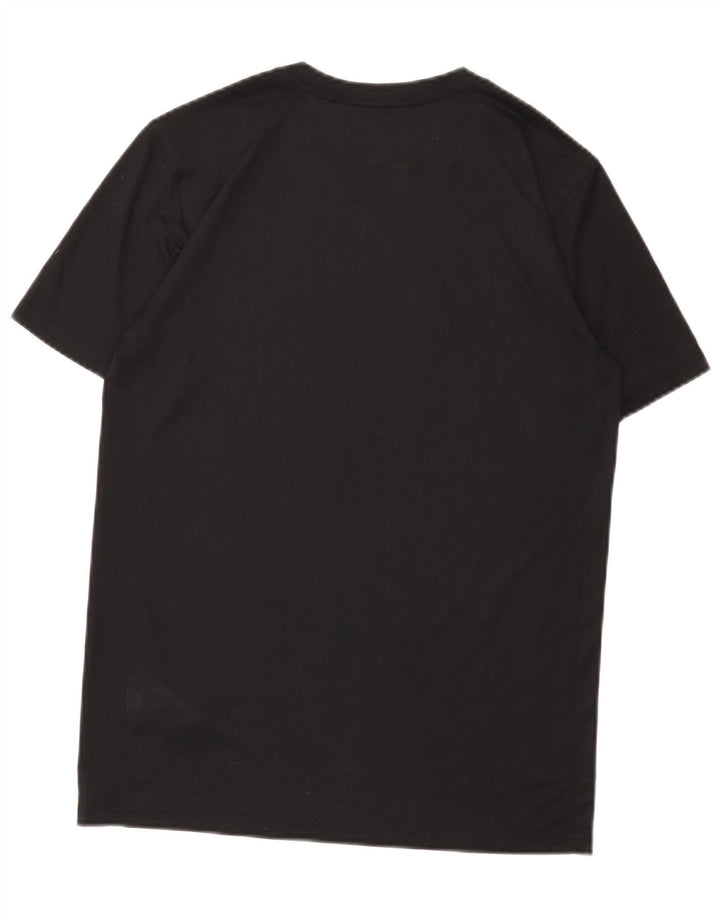 Nike Ανδρικό Dri Fit T-Shirt Τοπ Μικρό Μαύρο Πολυεστέρα