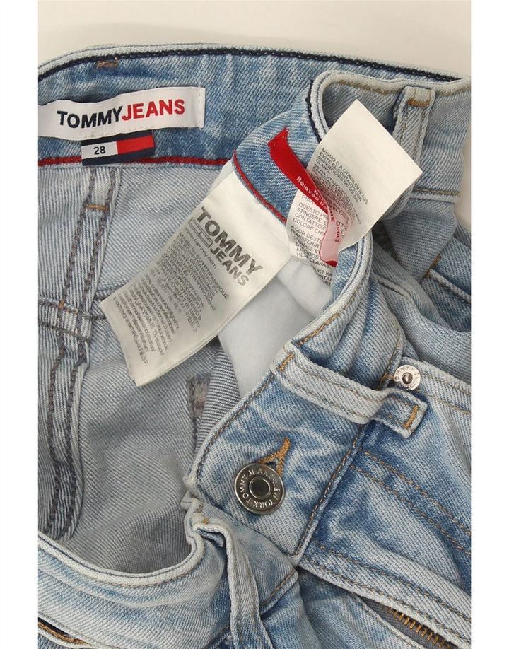 Γυναικείο τζιν σορτς TOMMY HILFIGER W28 Βαμβακερό μεσαίο μπλε