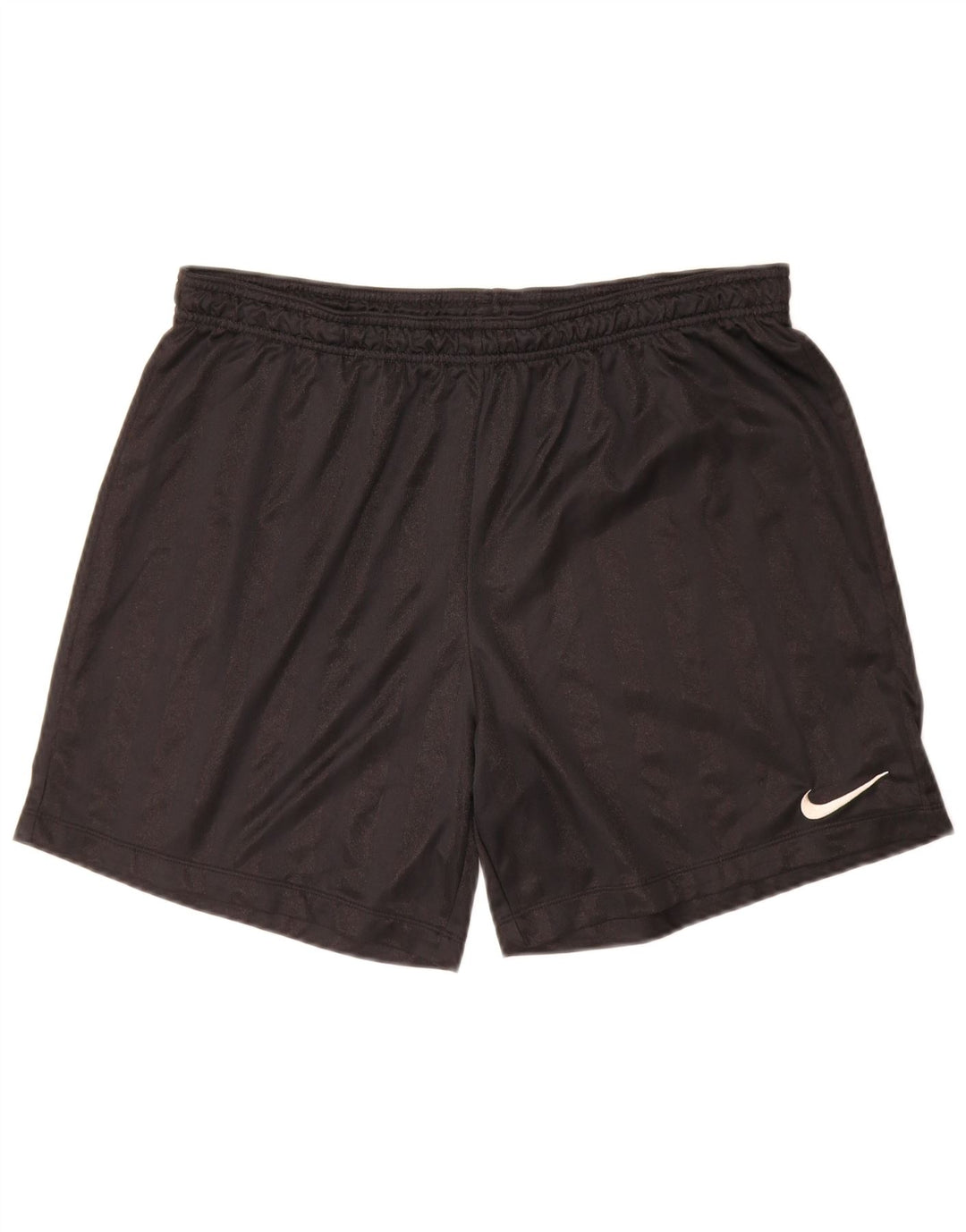 Ανδρικό αθλητικό σορτς Nike μεγάλο μαύρο ριγέ πολυεστέρα