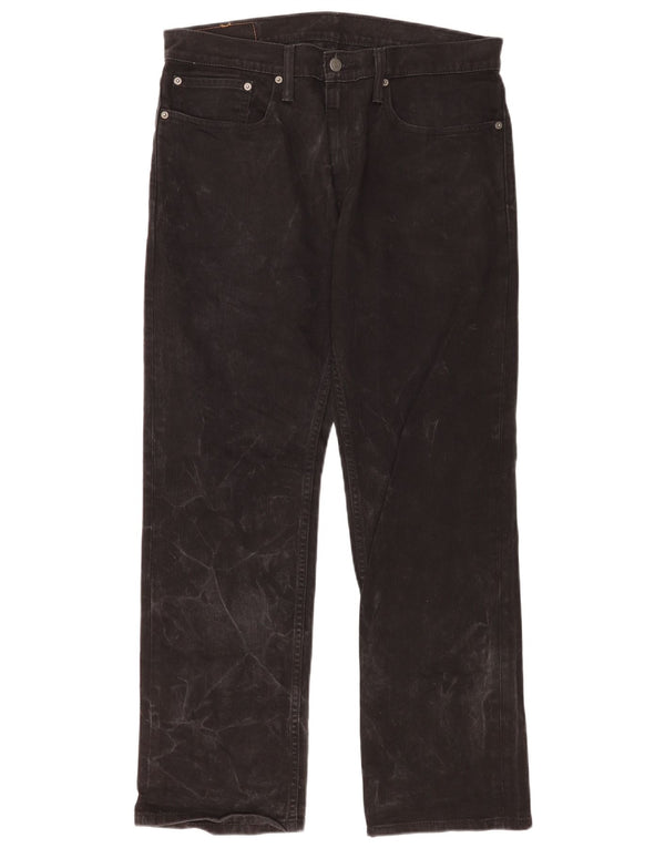 Levi's Mens 559 Relaxed Fit Straight Jeans W34 L32 Μαύρο βαμβακερό