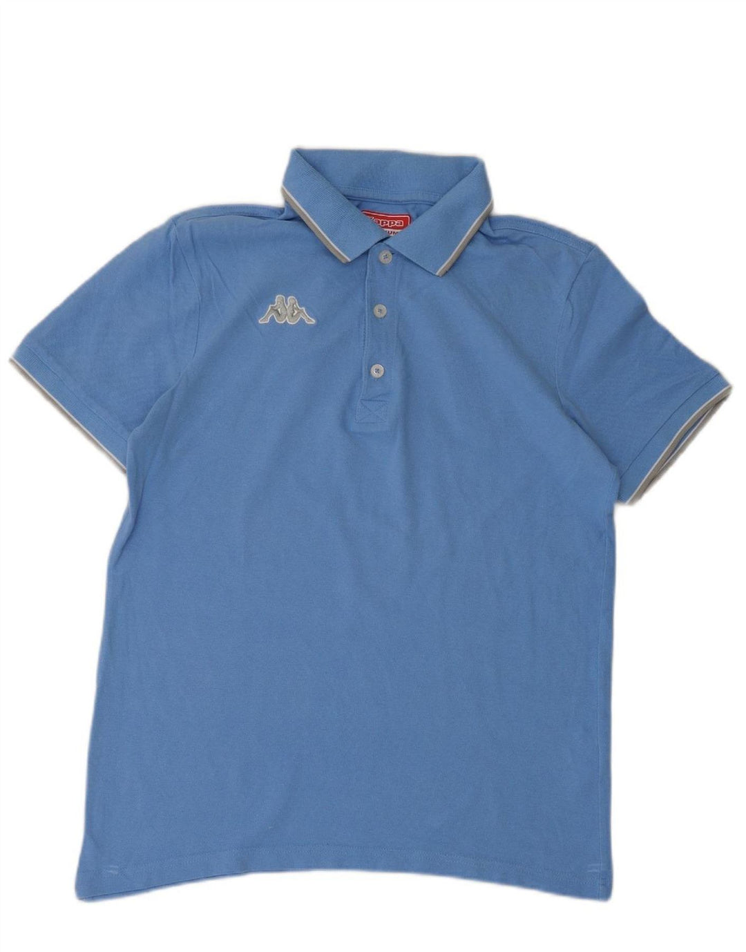 KAPPA Mens Polo Shirt Medium Blue Cotton