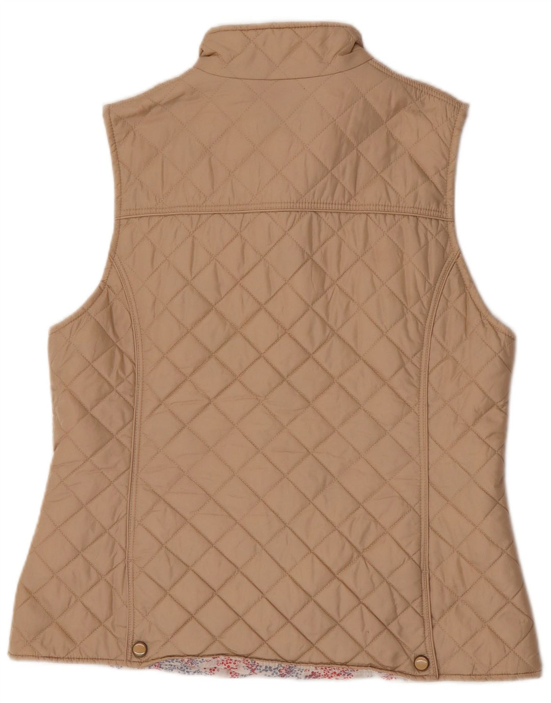 Jack Murphy Γυναικεία καπιτονέ Gilet UK 16 Large Beige Nylon