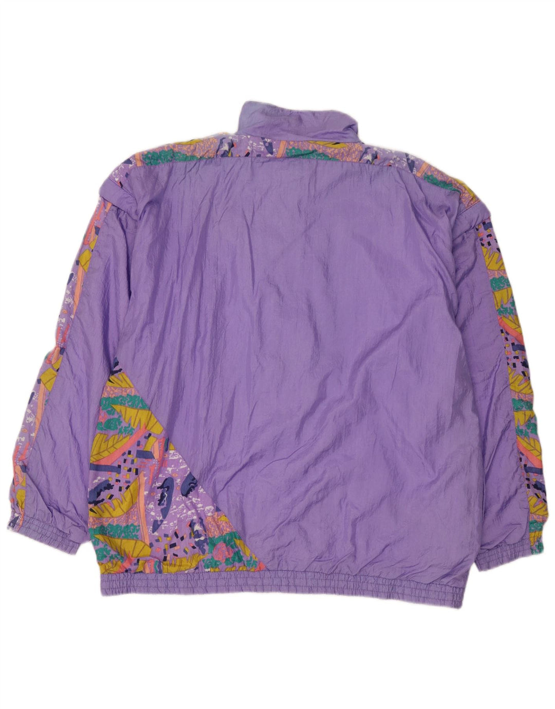 Orso Poeta Ανδρική φόρμα αφηρημένης σχεδίασης Top Jacket XL Purple Polyamide
