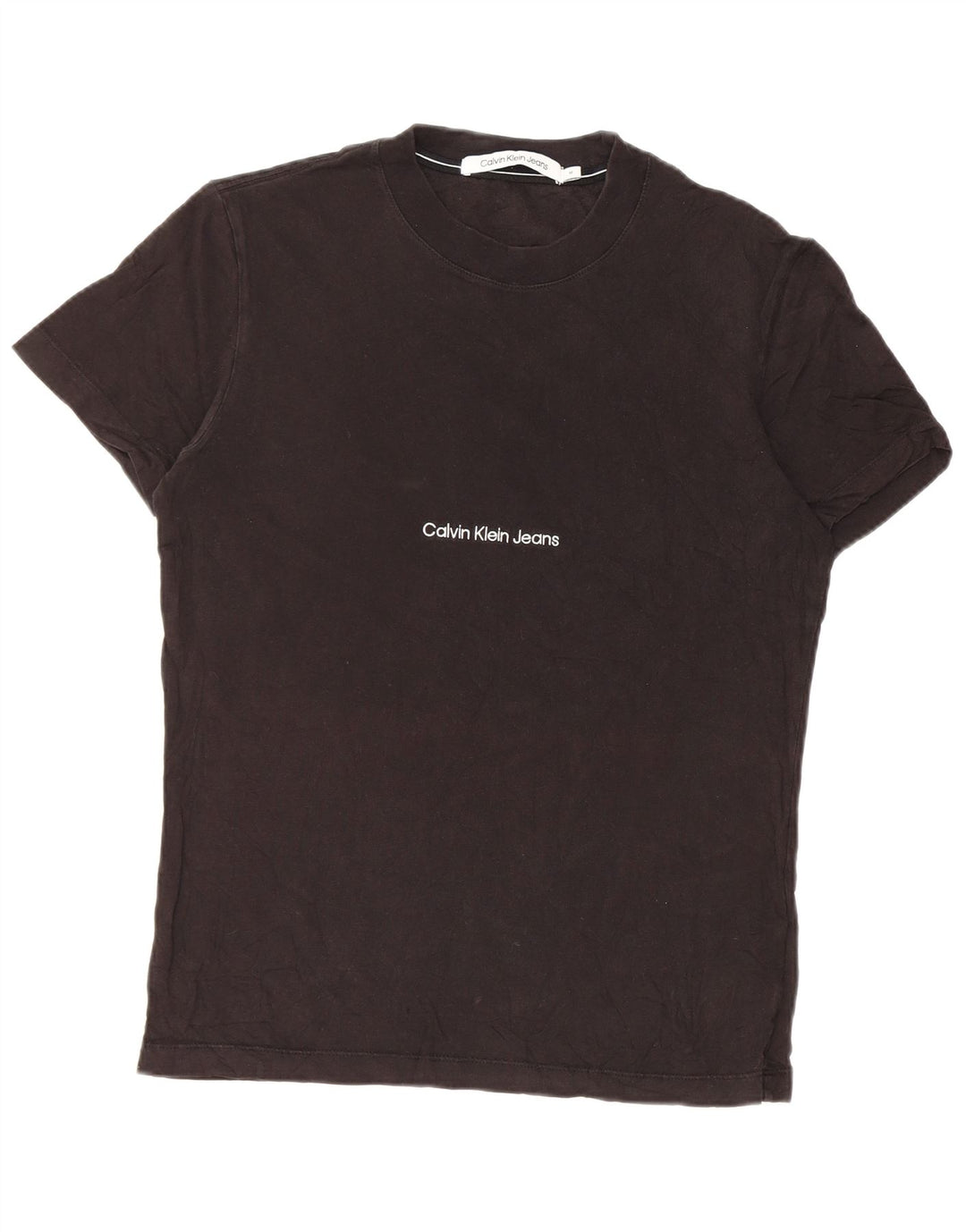 Calvin Klein Jeans Ανδρικό T-Shirt Top Μεσαίο μαύρο βαμβακερό