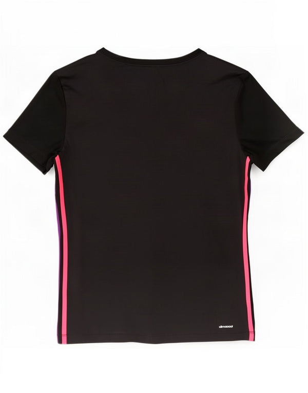 Adidas Γυναικείο T-Shirt Climacool Top UK 12/14 Medium Black Polyester