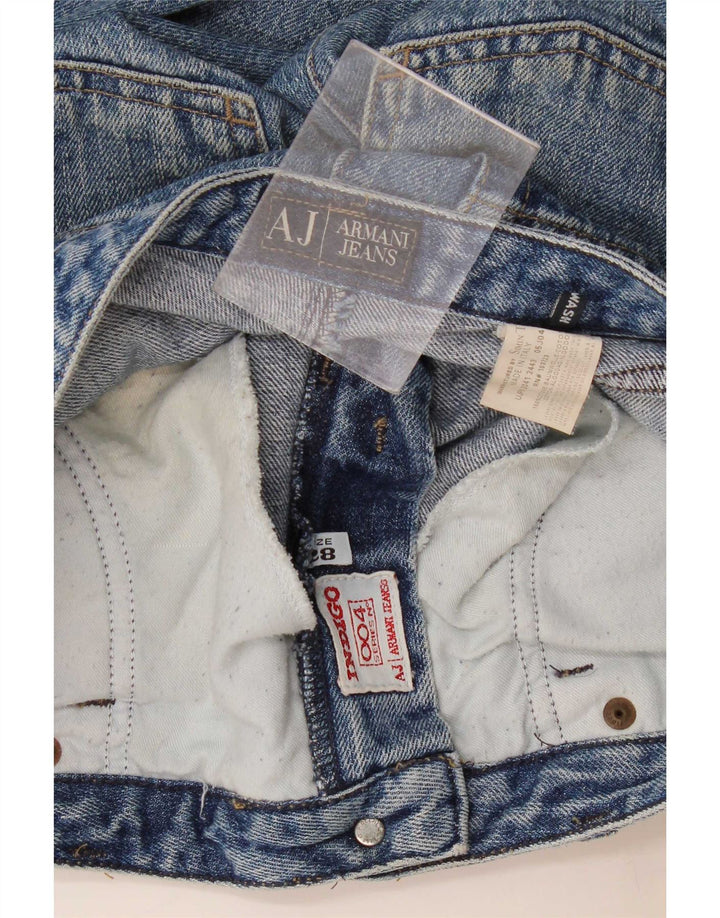 Armani Γυναικείο ίσιο τζιν W28 L28 Μπλε βαμβακερό