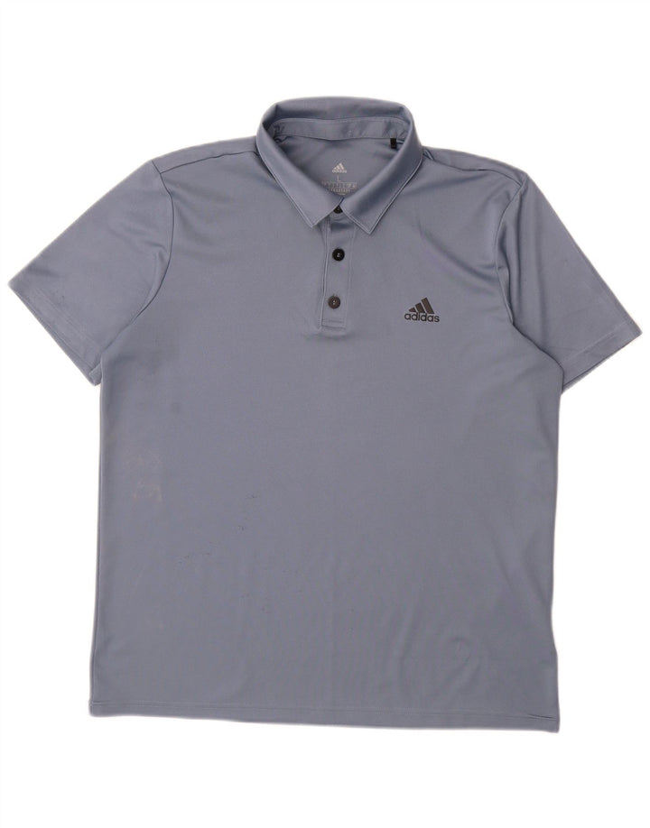 Adidas Ανδρικό πουκάμισο Aeroready Polo μεγάλο μπλε πολυεστέρα