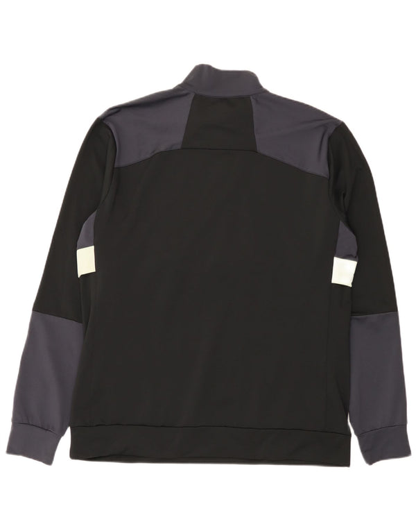 Ανδρικό φούτερ με φερμουάρ Lyle & Scott με μεγάλο μαύρο χρώμα