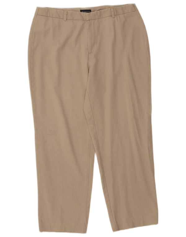 Dockers Γυναικείο Petite Straight Cropped Παντελόνι US 14 XL W32 L26 Beige