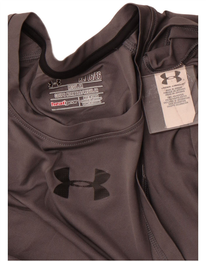Ανδρικό μπλουζάκι UNDER Armour Heat Gear Top XL Grey Colourblock Polyester