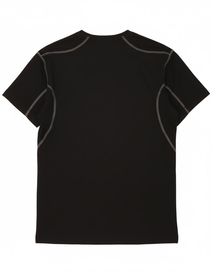 NIKE Womens T-Shirt Top UK 47/48 2XL Black Polyester