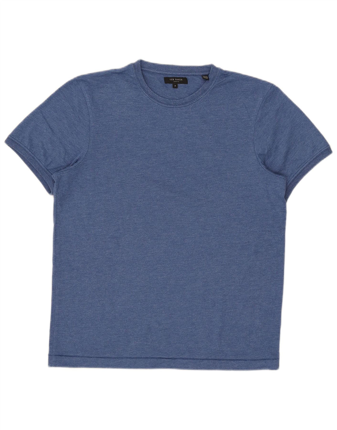 Ανδρικό T-Shirt Ted Baker Top Size 3 Μεσαίο Μπλε Βαμβακερό