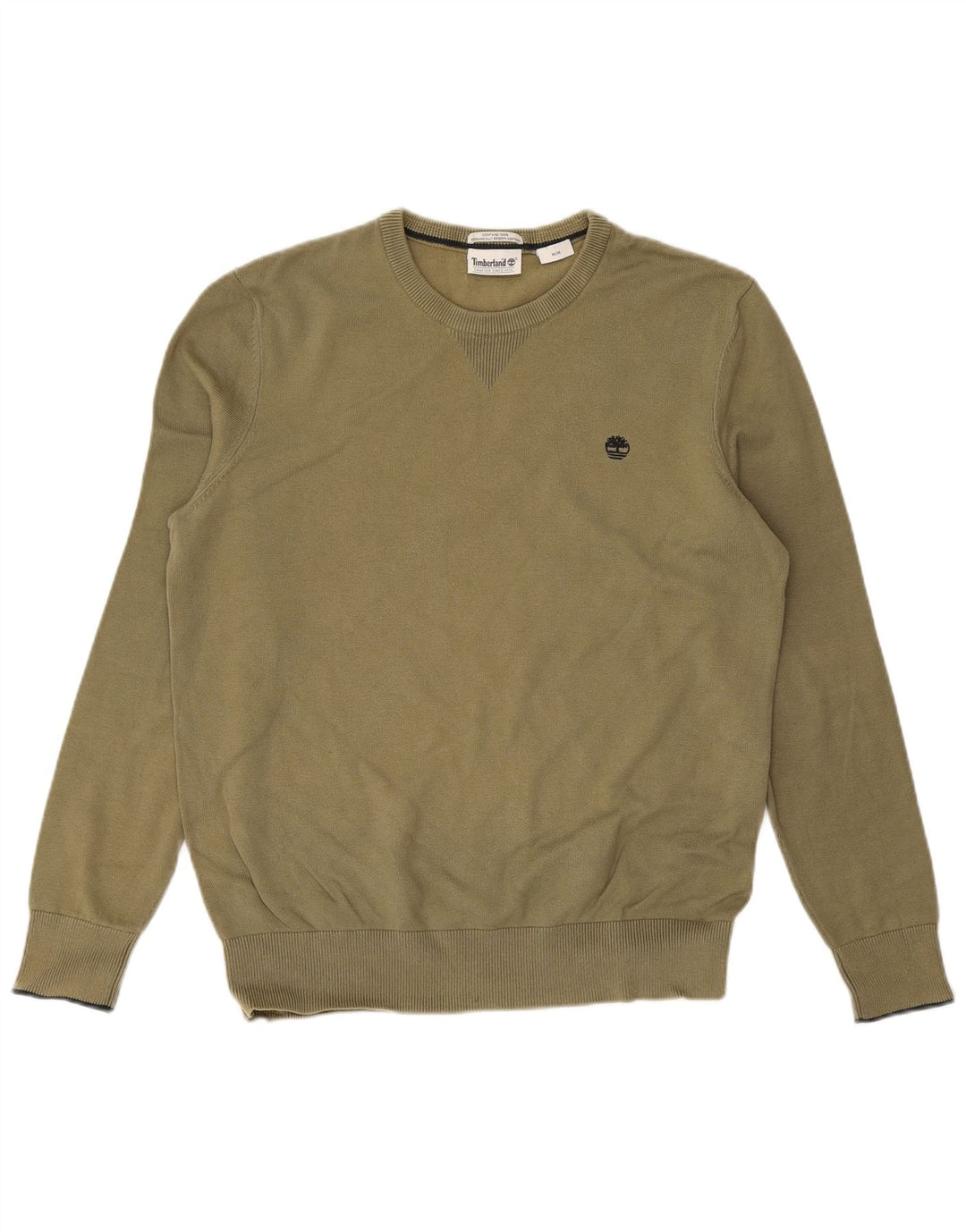 Ανδρικό πουλόβερ Timberland Crew Neck Jumper Μεσαίο βαμβακερό χακί