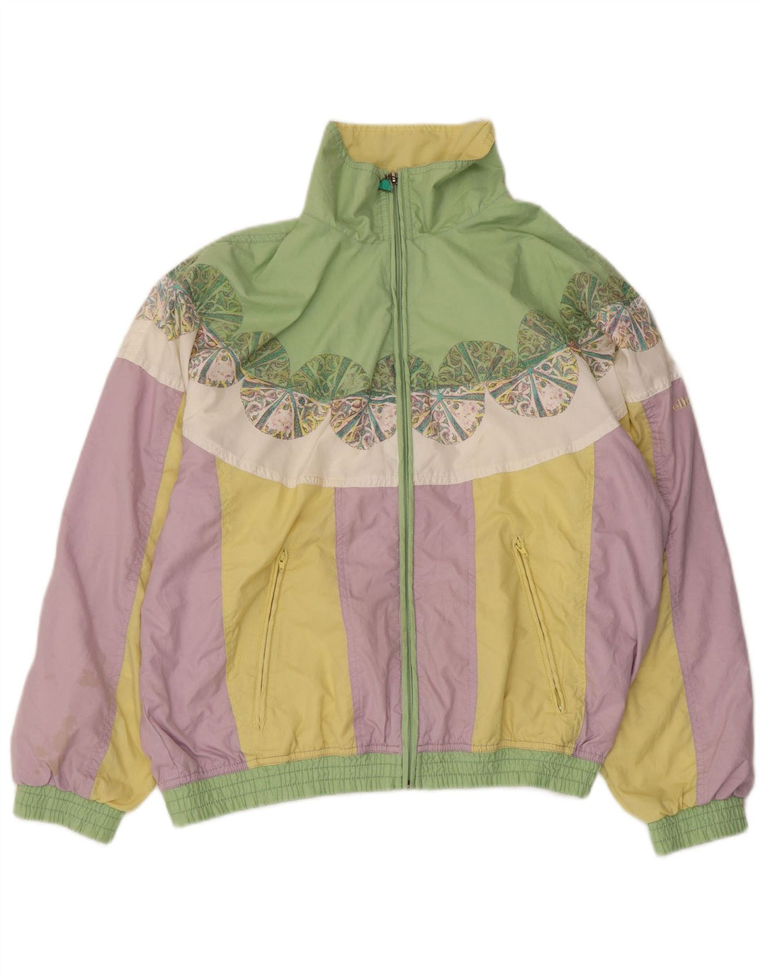 ELLESSE Γυναικείο υπερμεγέθη μπουφάν μπουφάν UK 18 XL πολύχρωμο μπλοκ χρώματος