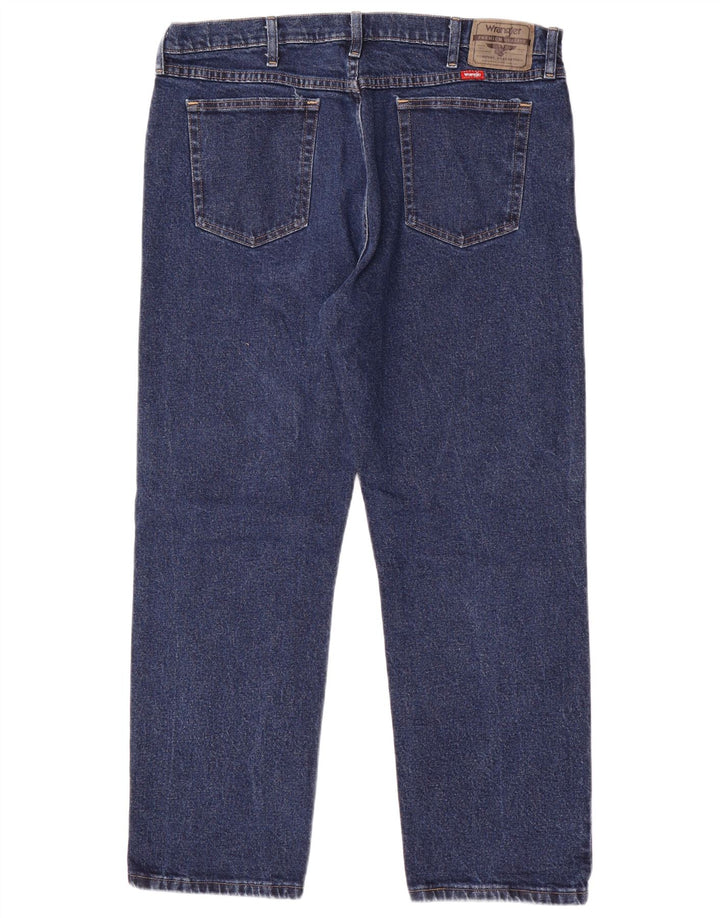 Ανδρικό τζιν Wrangler ίσιο W38 L29 Μπλε βαμβακερό