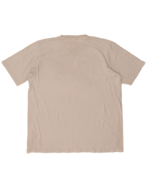 Ανδρικό γραφικό μπλουζάκι Berghaus Top 2XL Λευκό βαμβακερό