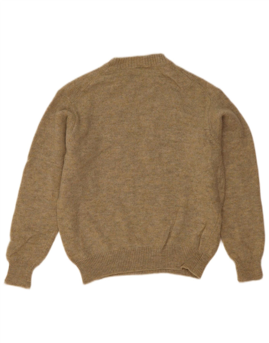 Γυναικείο πουλόβερ Benetton Crew Neck Jumper UK 14 Medium Khaki Wool