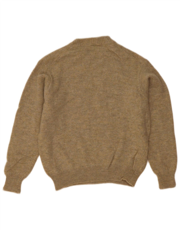 Γυναικείο πουλόβερ Benetton Crew Neck Jumper UK 14 Medium Khaki Wool