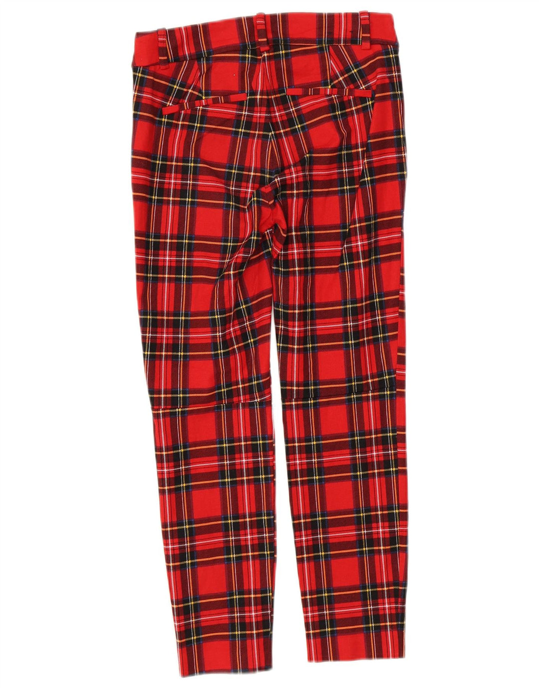 J. CREW Γυναικείο Winnie Slim Casual Παντελόνι US 00 2XS W26 L24 Red Check