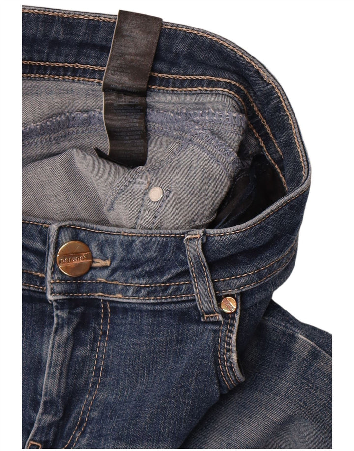 Marks & Spencer Γυναικεία Slim Jeans W32 L30 Blue Cotton