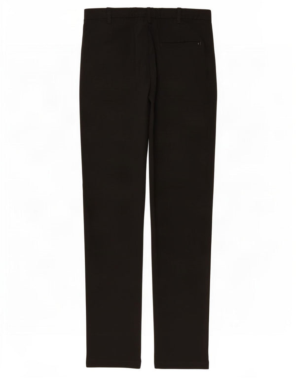 Marks & Spencer Γυναικείο κωνικό παντελόνι Chino UK 14 μεγάλο W32 L29 μαύρο