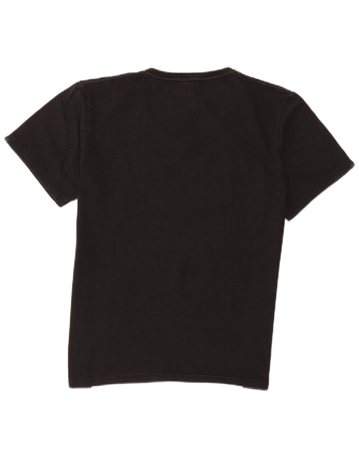 Paul Smith Ανδρικό γραφικό T-Shirt Top μεγάλο μαύρο βαμβακερό