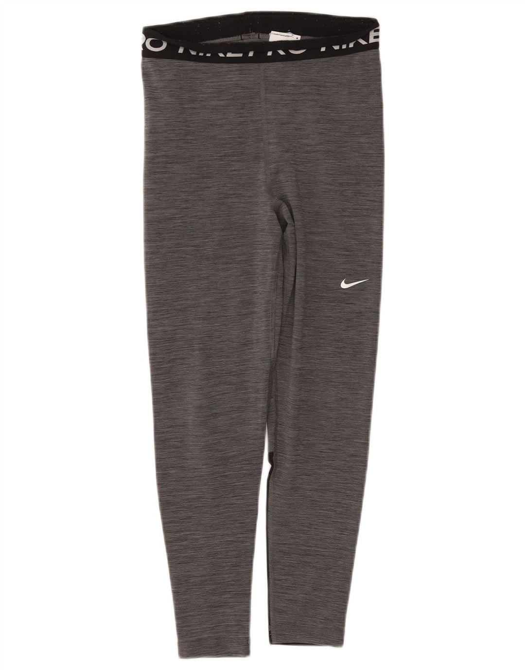 Γυναικεία Nike Dri Fit Graphic κολάν UK 10 Small Grey Flecked Polyester