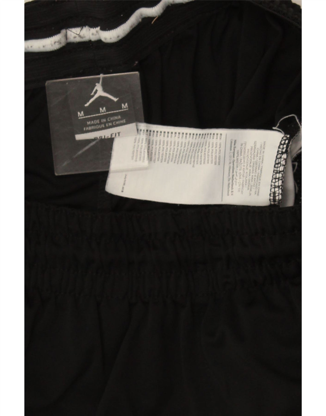 Ανδρικά σορτς Jordan Dri Fit, μεσαίου μαύρου χρώματος πολυεστέρας