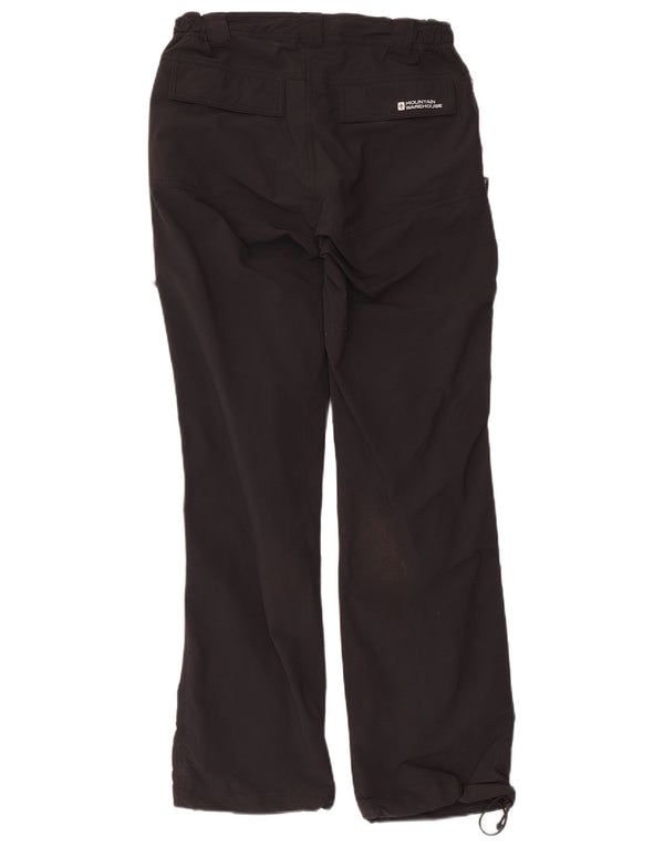 Mountain Warehouse Γυναικεία ίσια παντελόνια φορτίου UK 10 Small W28 L35 Black