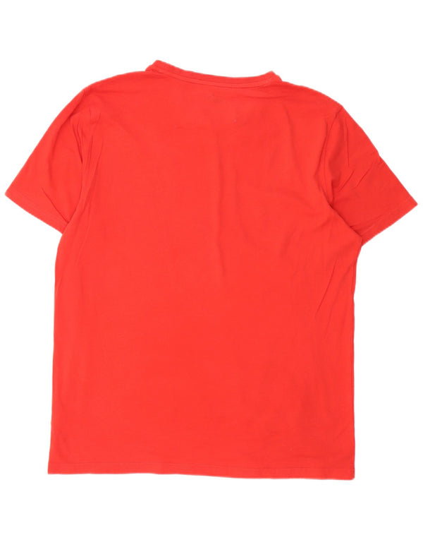 Ανδρικό γραφικό T-Shirt Puma Top μεγάλο κόκκινο βαμβακερό