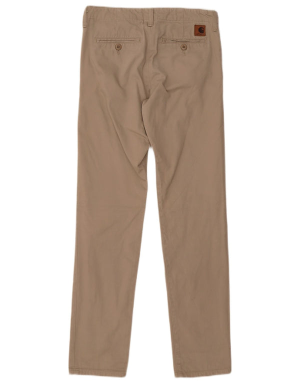 Carhartt Γυναικείο Slim παντελόνι Chino W28 L32 Μπεζ βαμβακερό