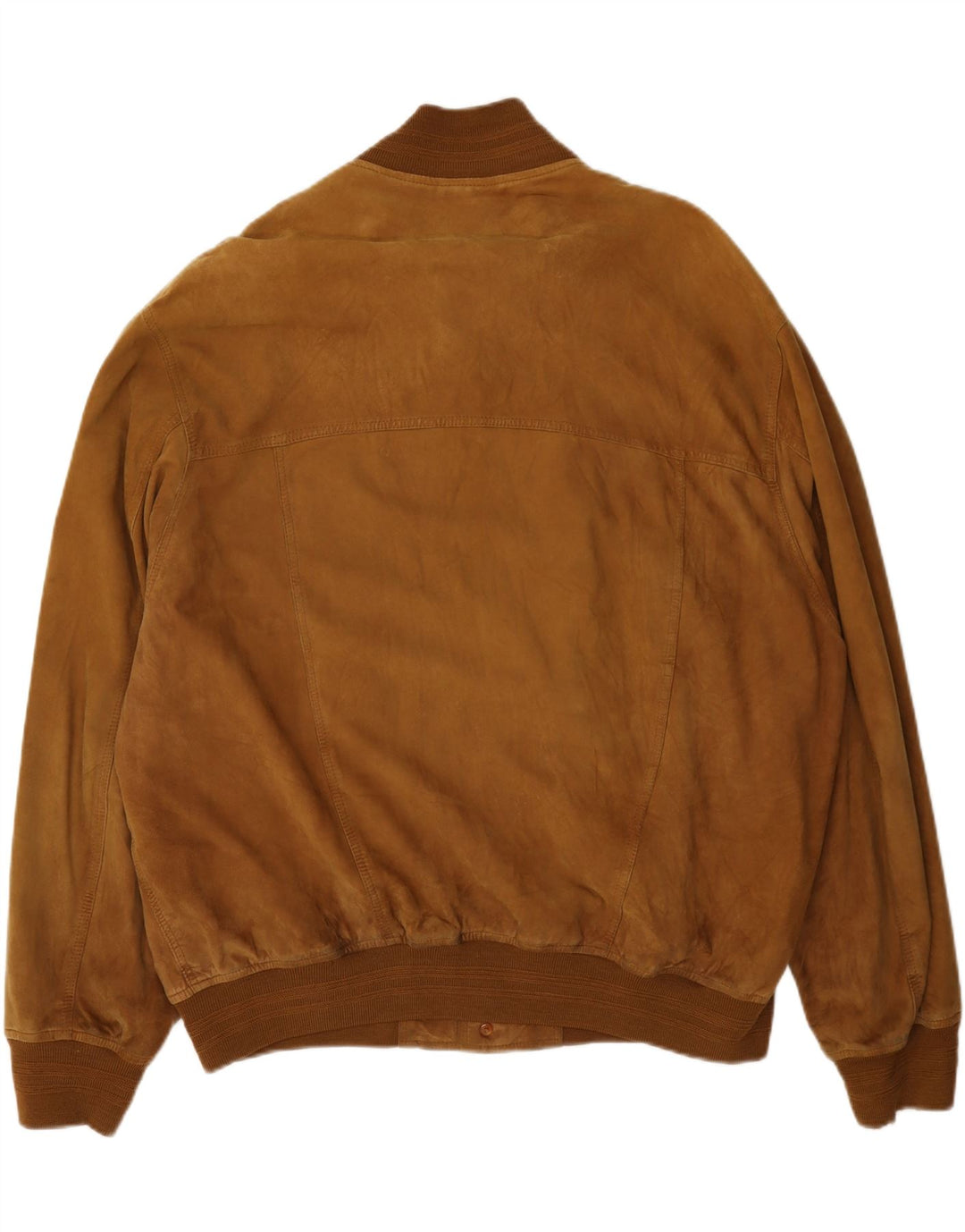 Vintage Ανδρικό Suede Bomber Jacket UK 42 XL Beige