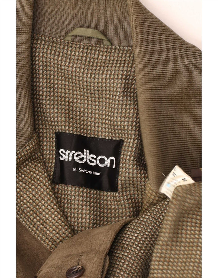 Ανδρικό μπουφάν Strellson UK 38 Medium Khaki Polyester