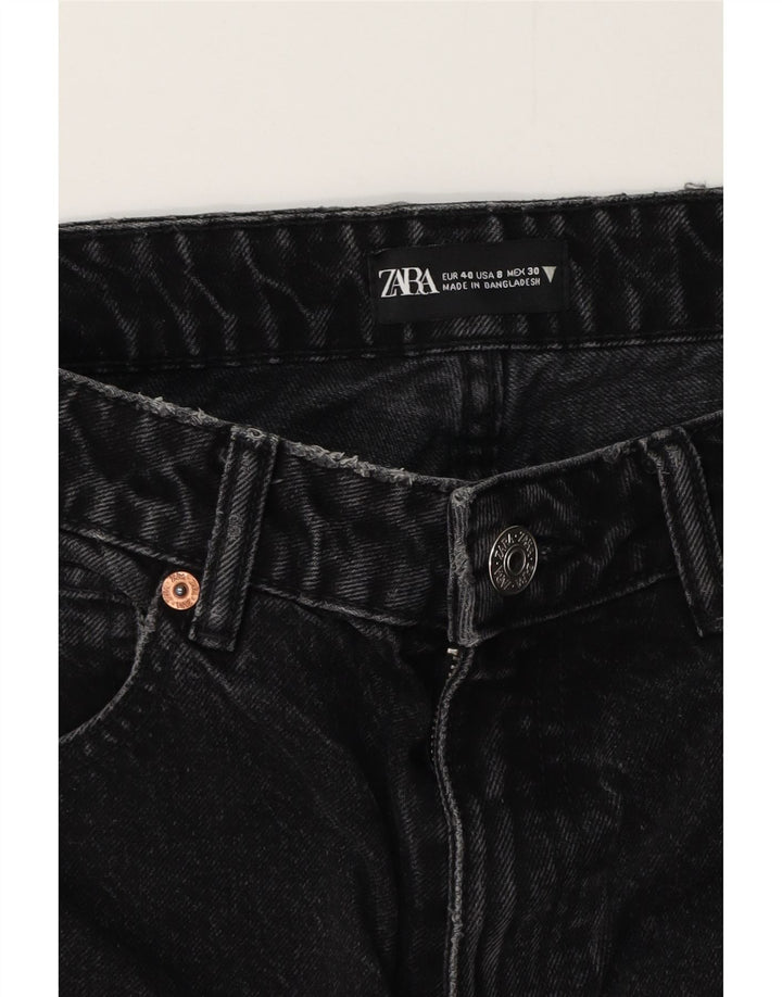 Zara Γυναικείο Tapered Jeans EU 40 Medium W30 L27 Μαύρο