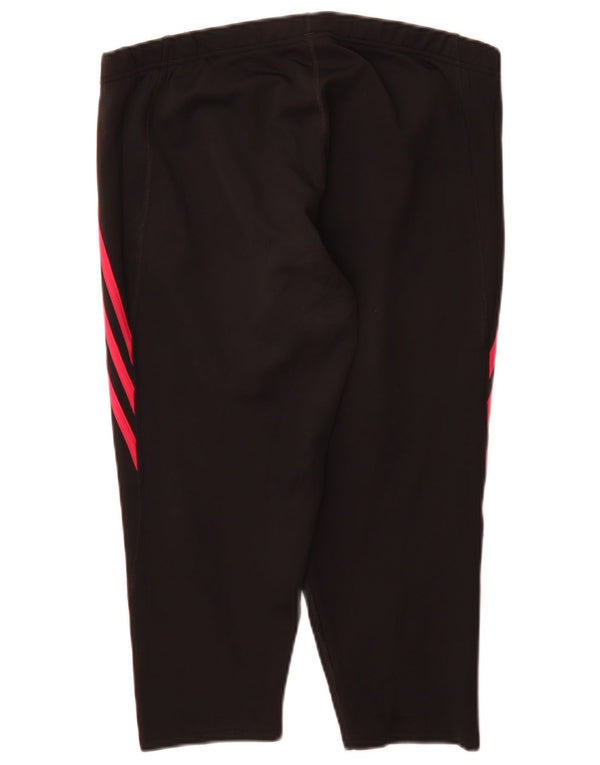 Adidas Γυναικεία Κάπρι Κολάν UK 20/22 XL Μαύρο Πολυεστέρα Sports