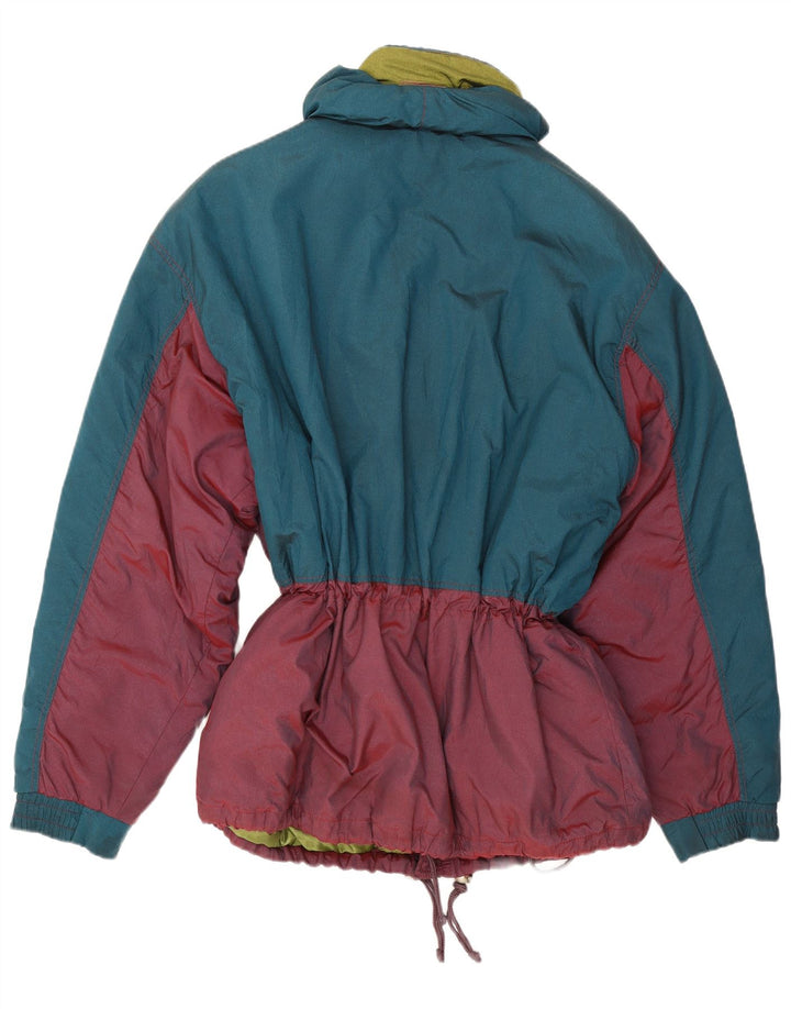 Silvy Ανδρικό μπουφάν σκι με κουκούλα IT 52 XL Blue Colorblock Polyester