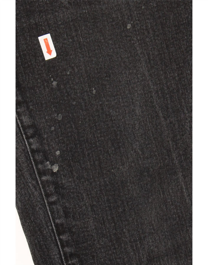 Γυναικείο τζιν ίσιο TRUSSARDI W28 L32 Γκρι βαμβακερό