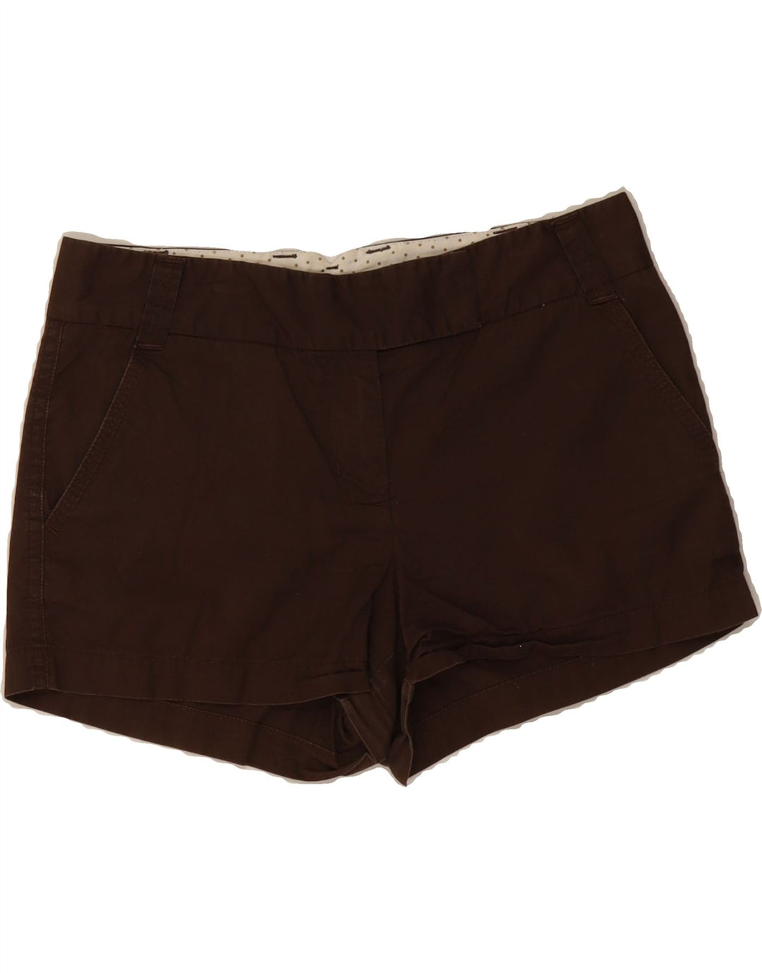 J. CREW Womens Classic Chino Shorts US 6 Medium W32 Brown Vintage J. Crew and Second-Hand J. Crew from Messina Hembry 